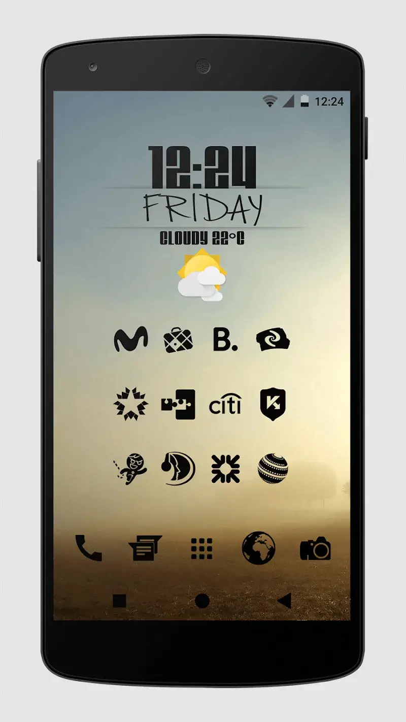 Zwart - Black Icon Pack screenshot 4