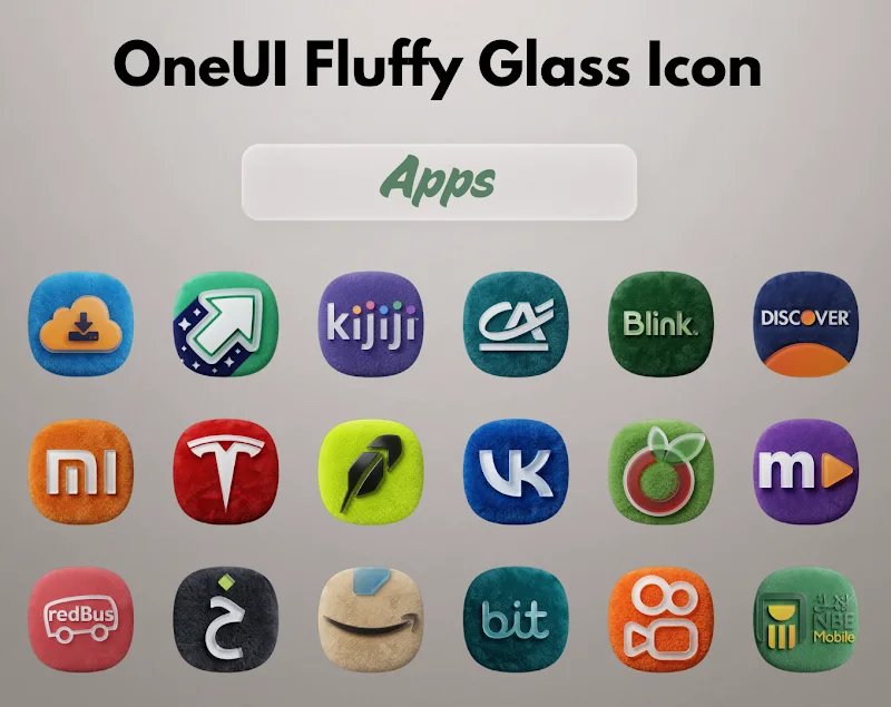 OneUI Fluffy Glass Icons screenshot 4