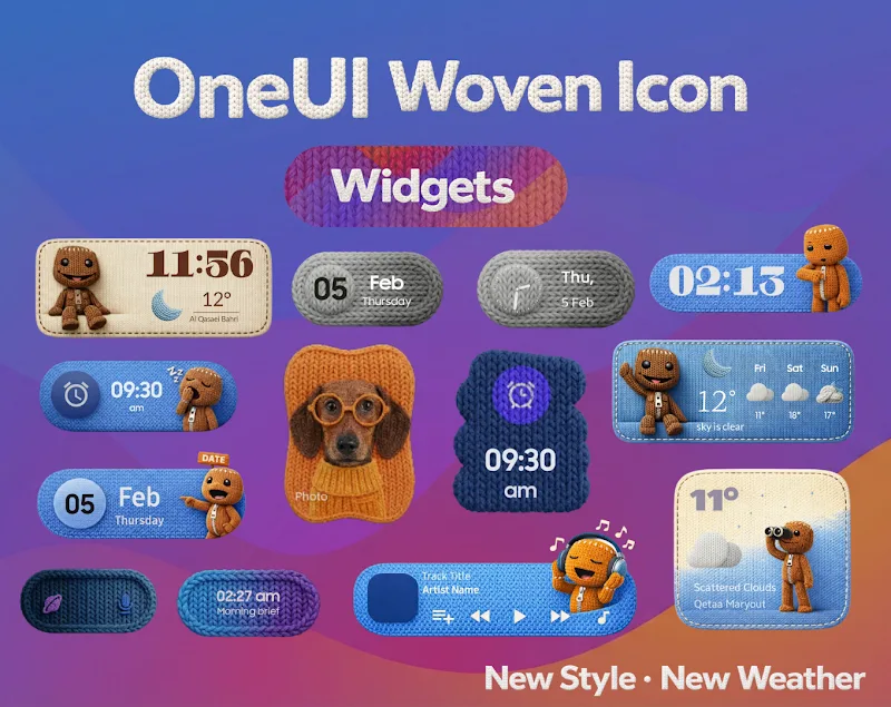 Fifth Image Featuring OneUI Woven Icon Pack