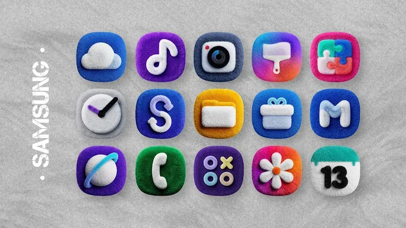 ภาพหน้าจอ Fluffy OneUI Icons 1
