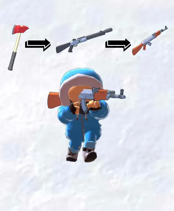 Hunter Survivor: Whiteout ภาพหน้าจอ 5