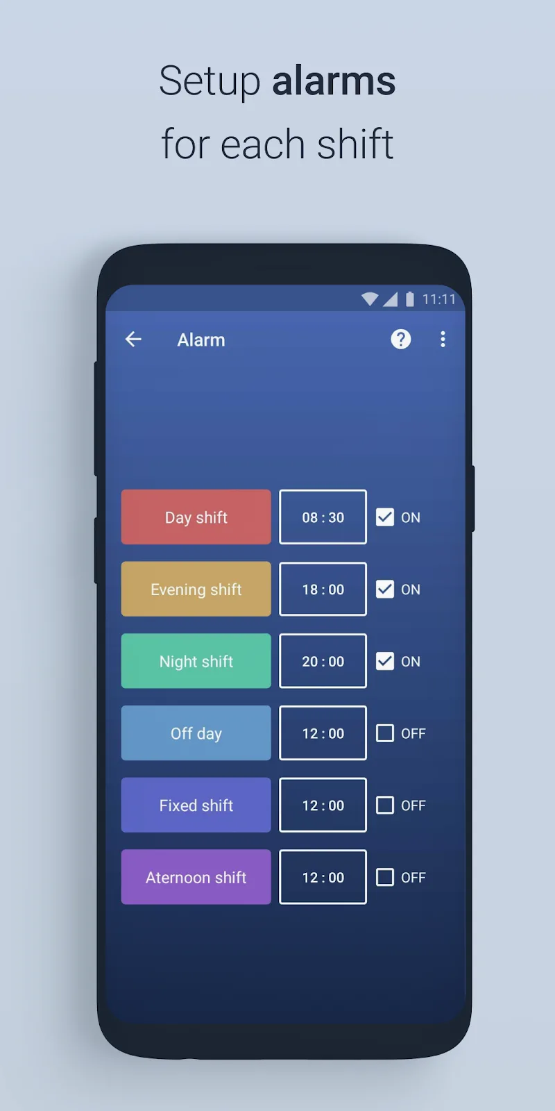 Captura de pantalla 5 de Shift Work Schedule Calendar