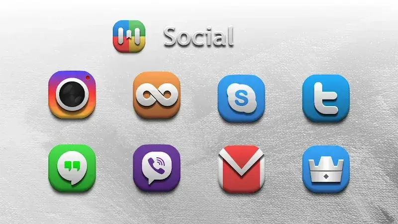 Merlen Icon Pack 스크린샷 2