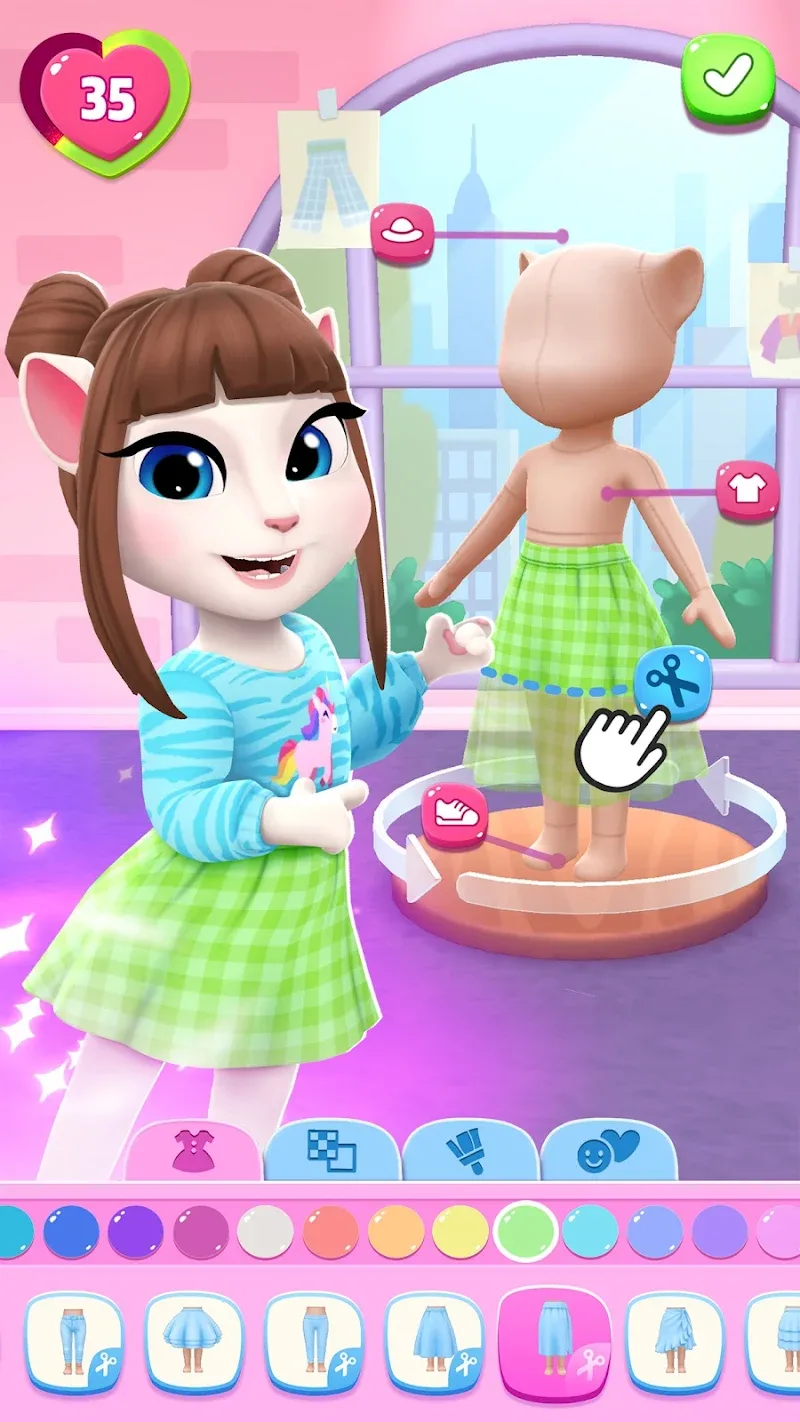 Capture d'écran 1 de My Talking Angela 2