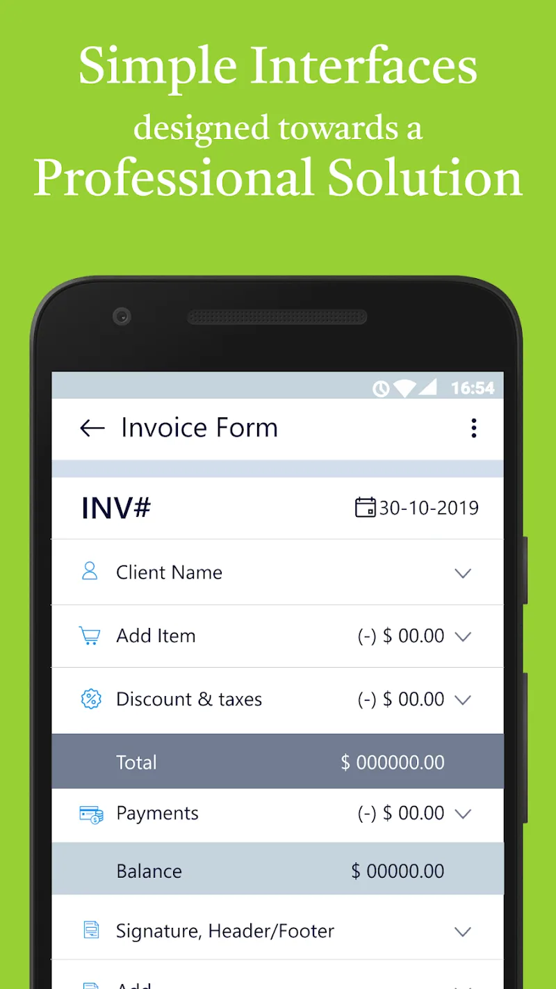 Simple Invoice Manager スクリーンショット 3
