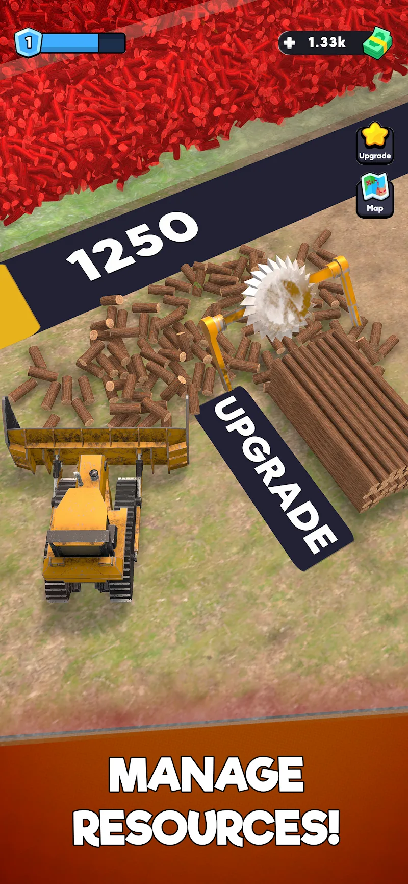 Idle Lumber Chopper Empire Inc capture d'écran 2