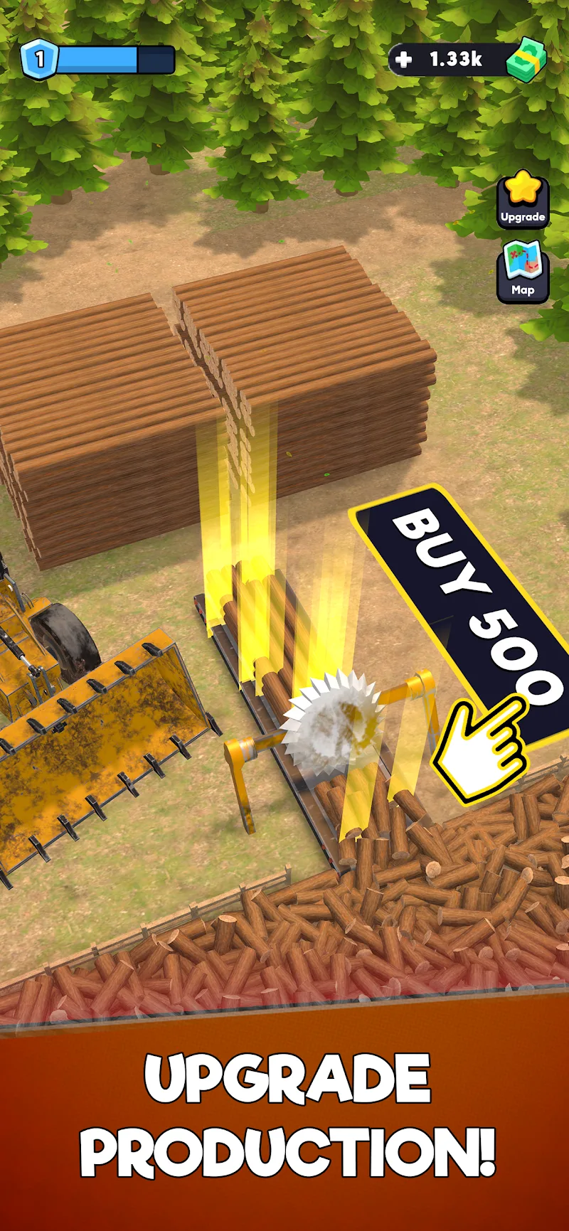 Idle Lumber Chopper Empire Inc capture d'écran 4