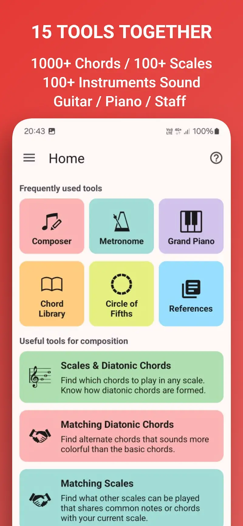 Music Theory Companion ekran görüntüsü 1