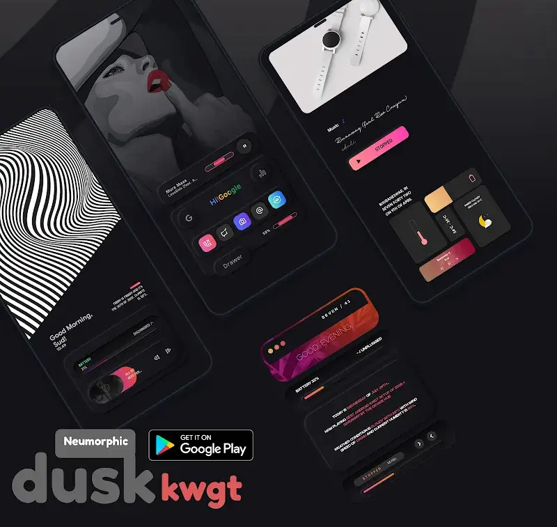 Dusk KWGT - スクリーンショット 3