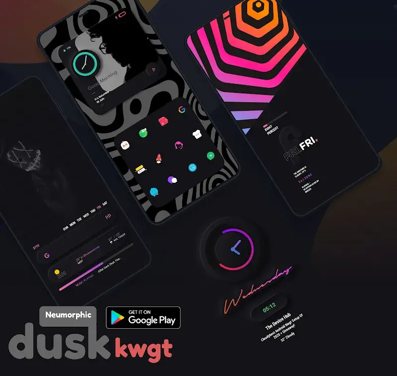 Dusk KWGT - スクリーンショット 5
