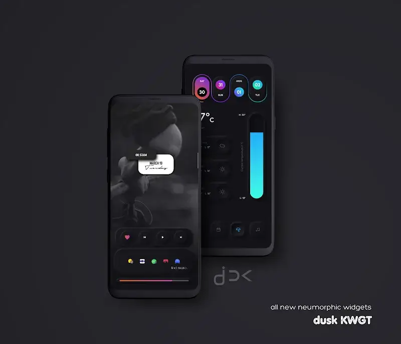 Dusk KWGT - スクリーンショット 6