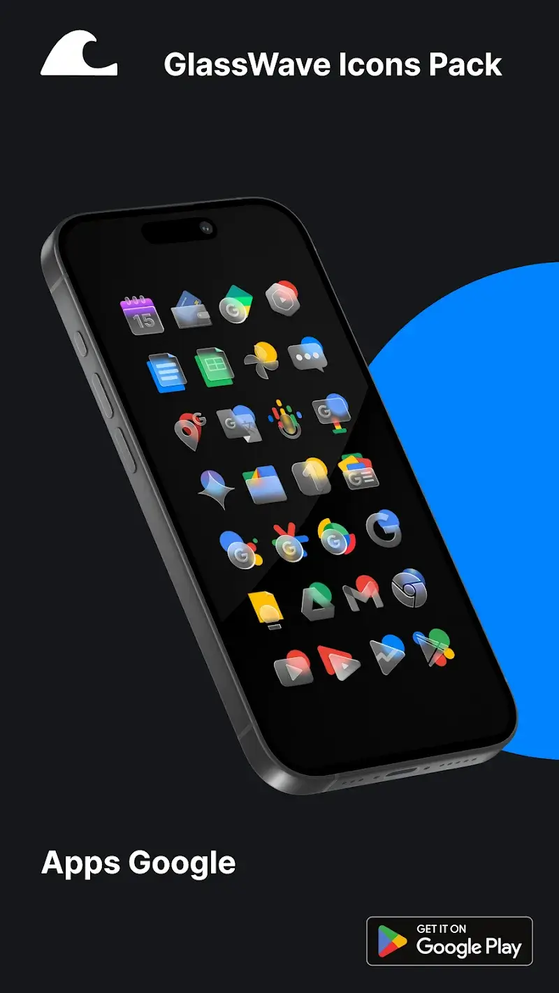 Capture d'écran GlassWave Icons Pack 2