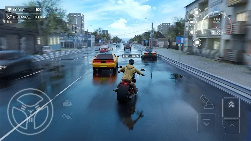 Traffic Racer Russian Village captura de tela 5
