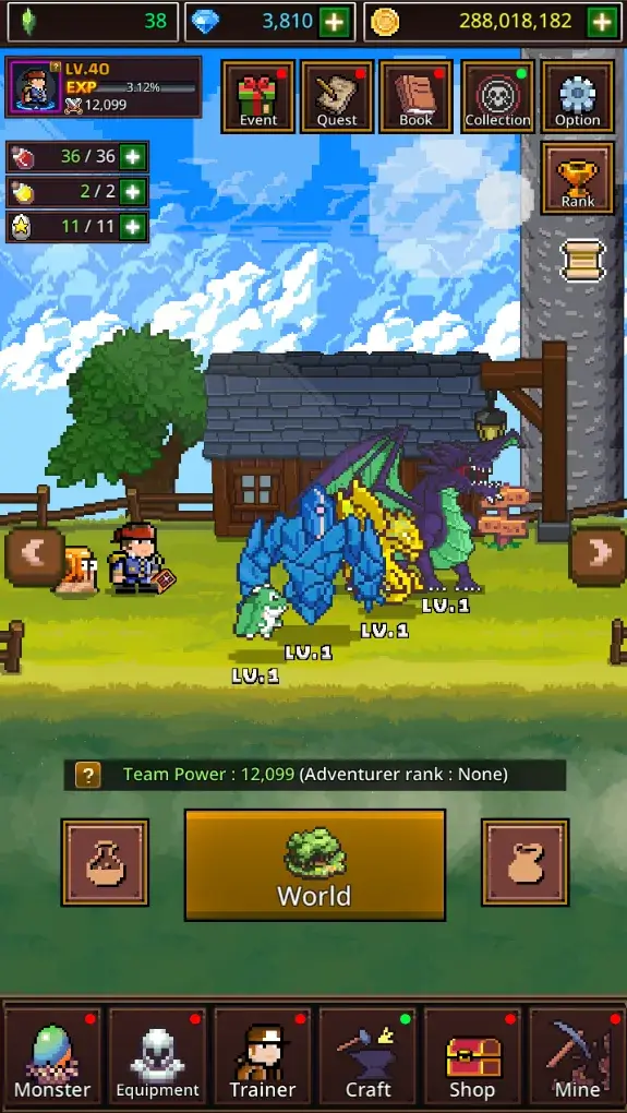 Grow Pixelmon Masters 스크린샷 2