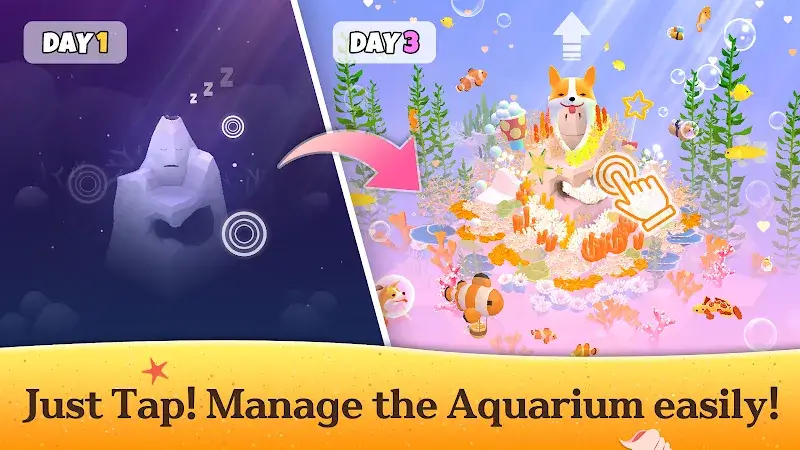 Ảnh chụp màn hình 1 Tap Tap Fish AbyssRium