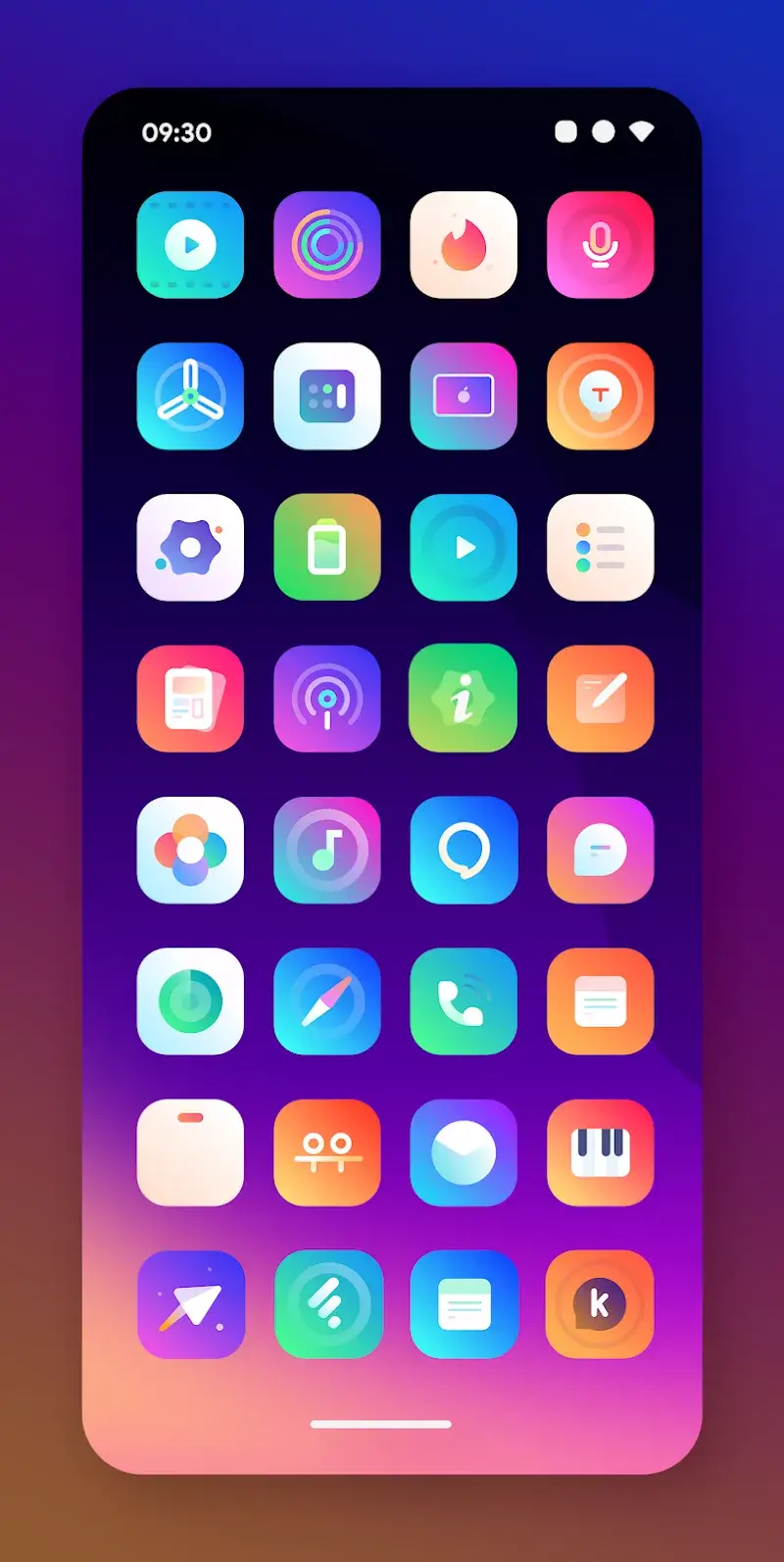 Gladient Icon Pack ekran görüntüsü 2