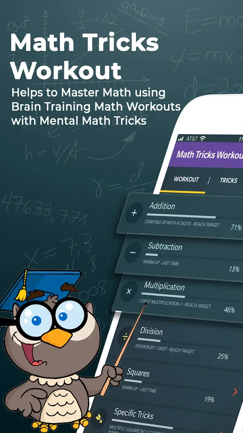 Capture d'écran 1 de Mental Math Tricks Workout