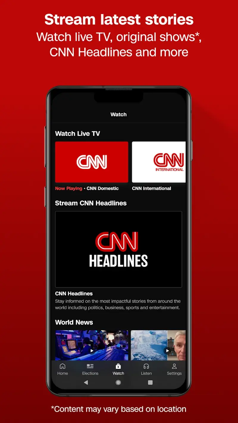 Screenshot 3 di CNN News