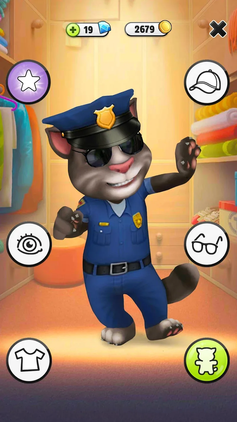 Tangkapan layar My Talking Tom 4