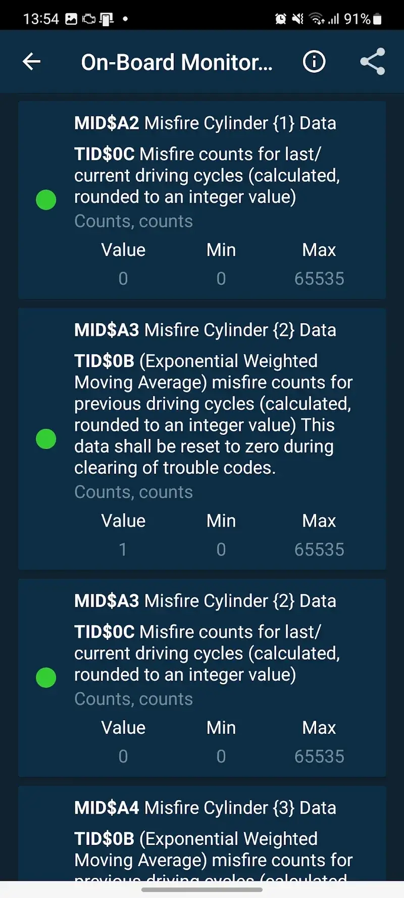 Captura de tela 5 do OBD Mary OBD2