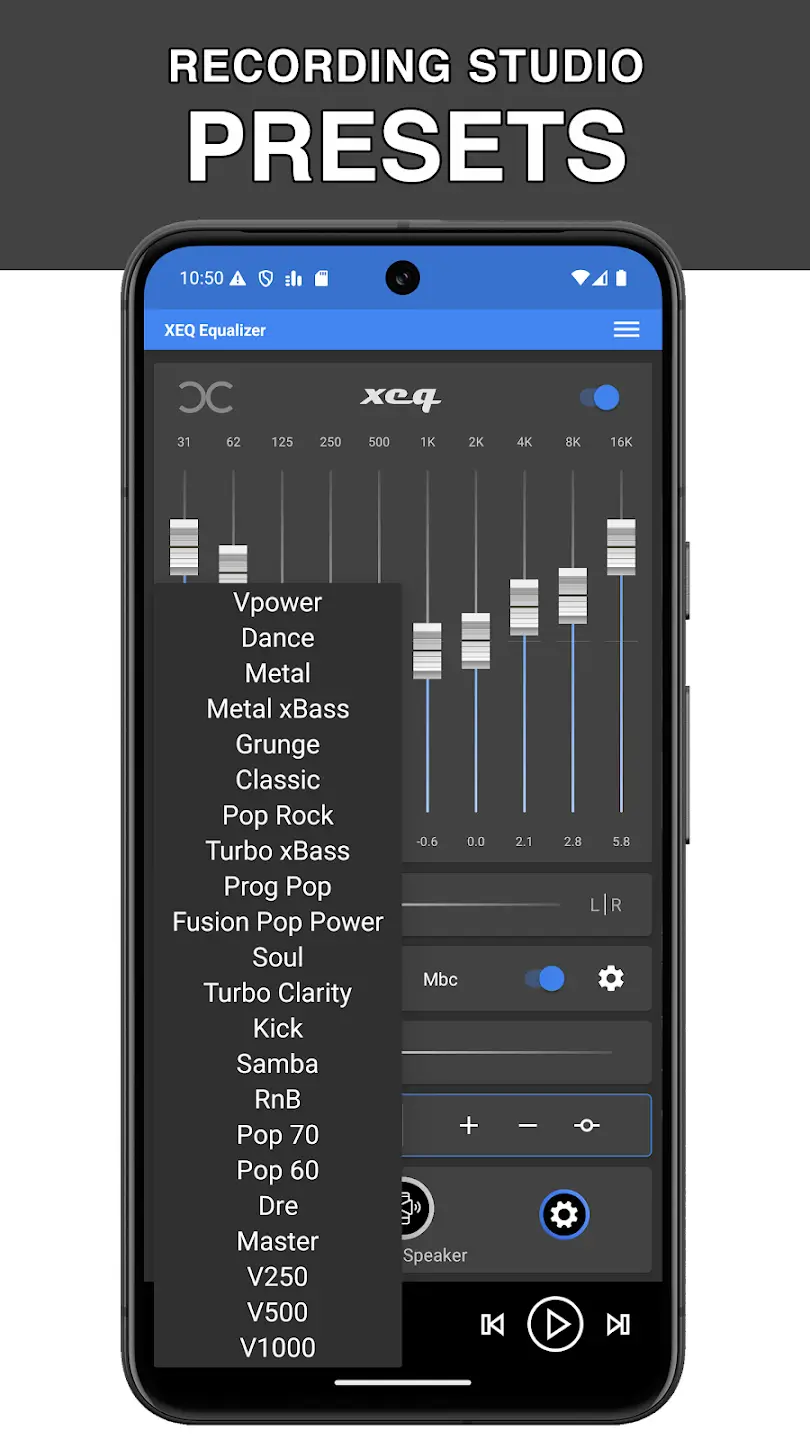 Screenshot Equalizer XEQ 3