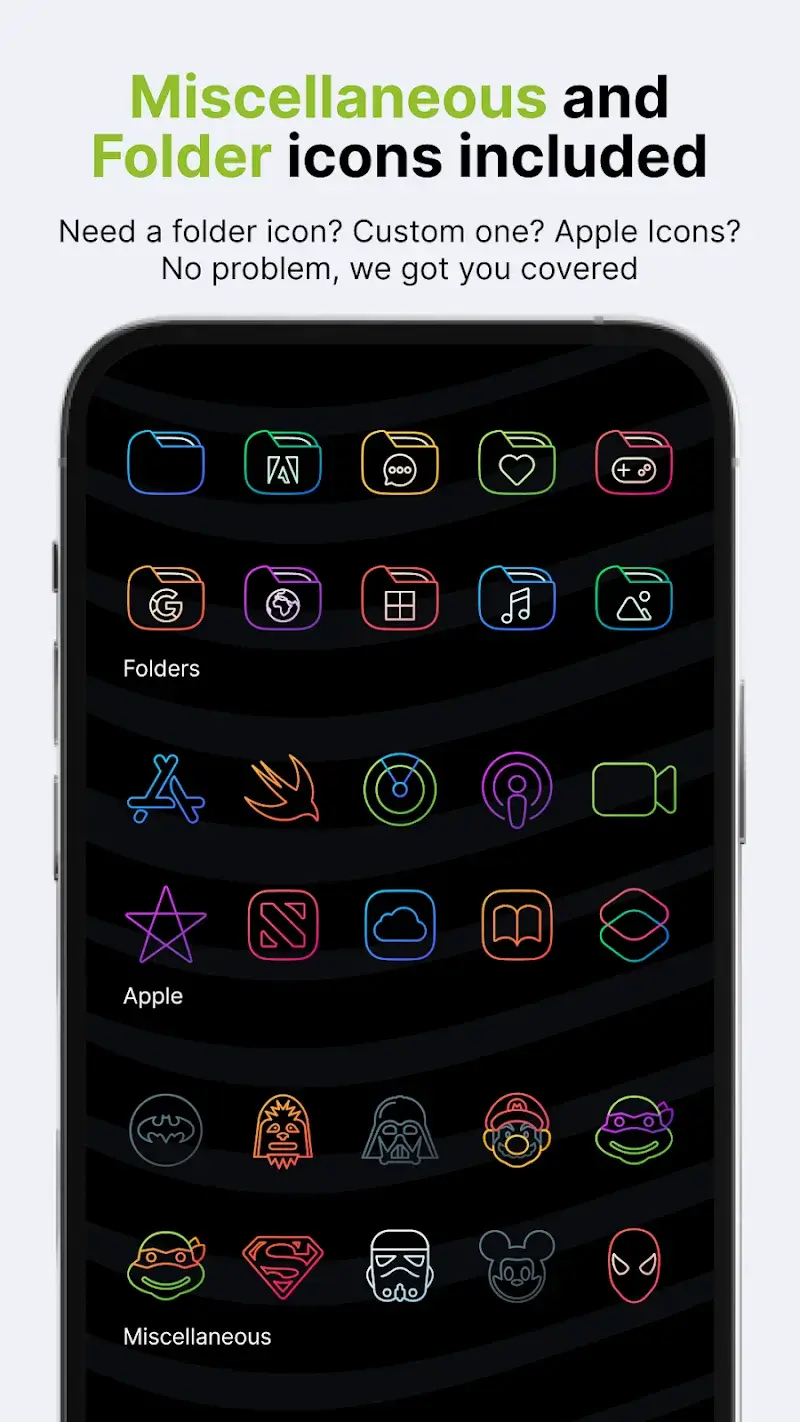 Ảnh chụp màn hình Vera Outline Icon Pack 5