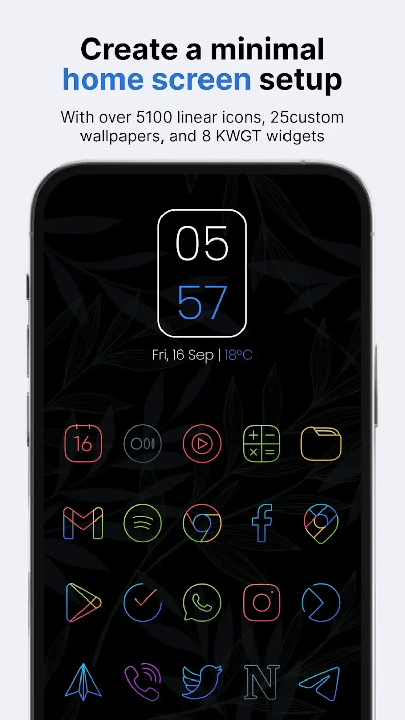 Ảnh chụp màn hình Vera Outline Icon Pack 1