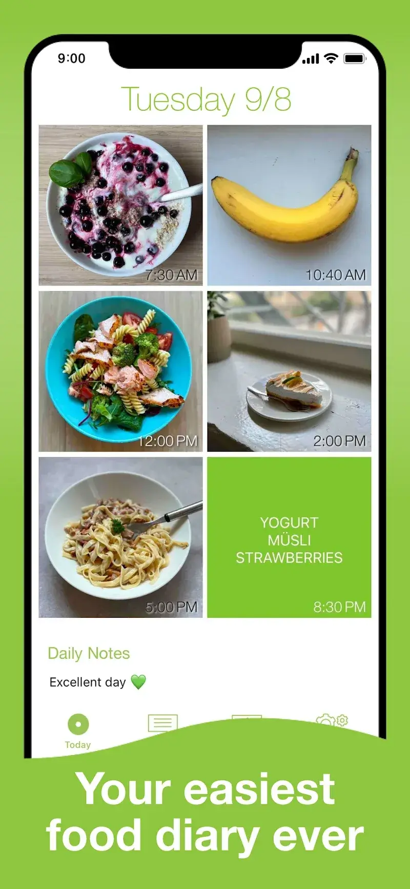Captura de pantalla de la app Food Diary See How You Eat 2