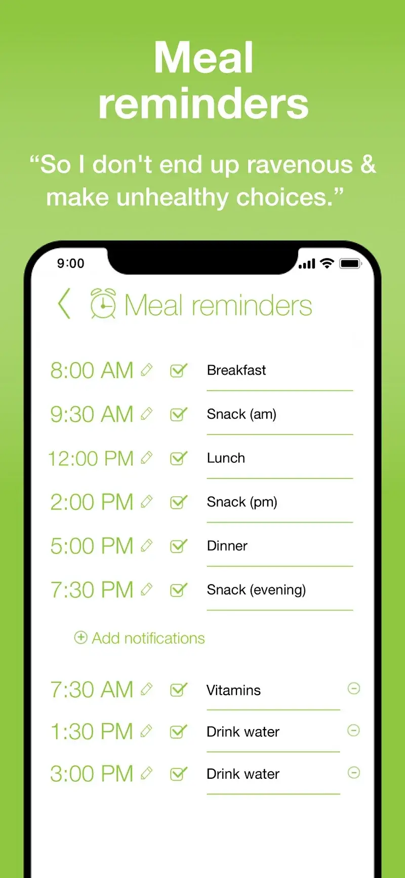 Captura de pantalla de la app Food Diary See How You Eat 6