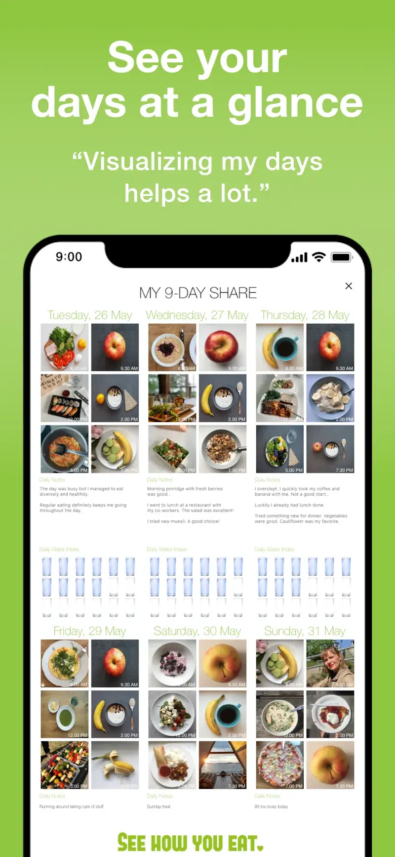 Captura de pantalla de la app Food Diary See How You Eat 4
