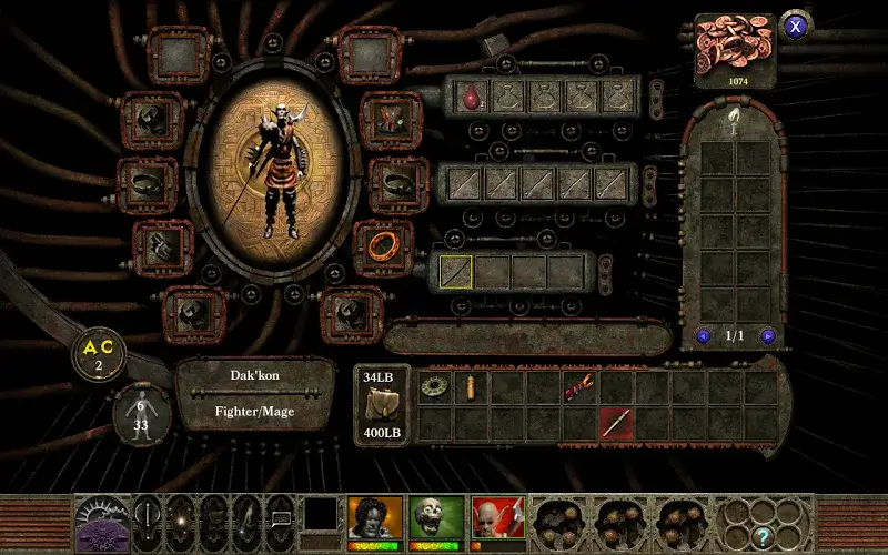 Tangkapan layar Planescape: Torment: Enhanced 6