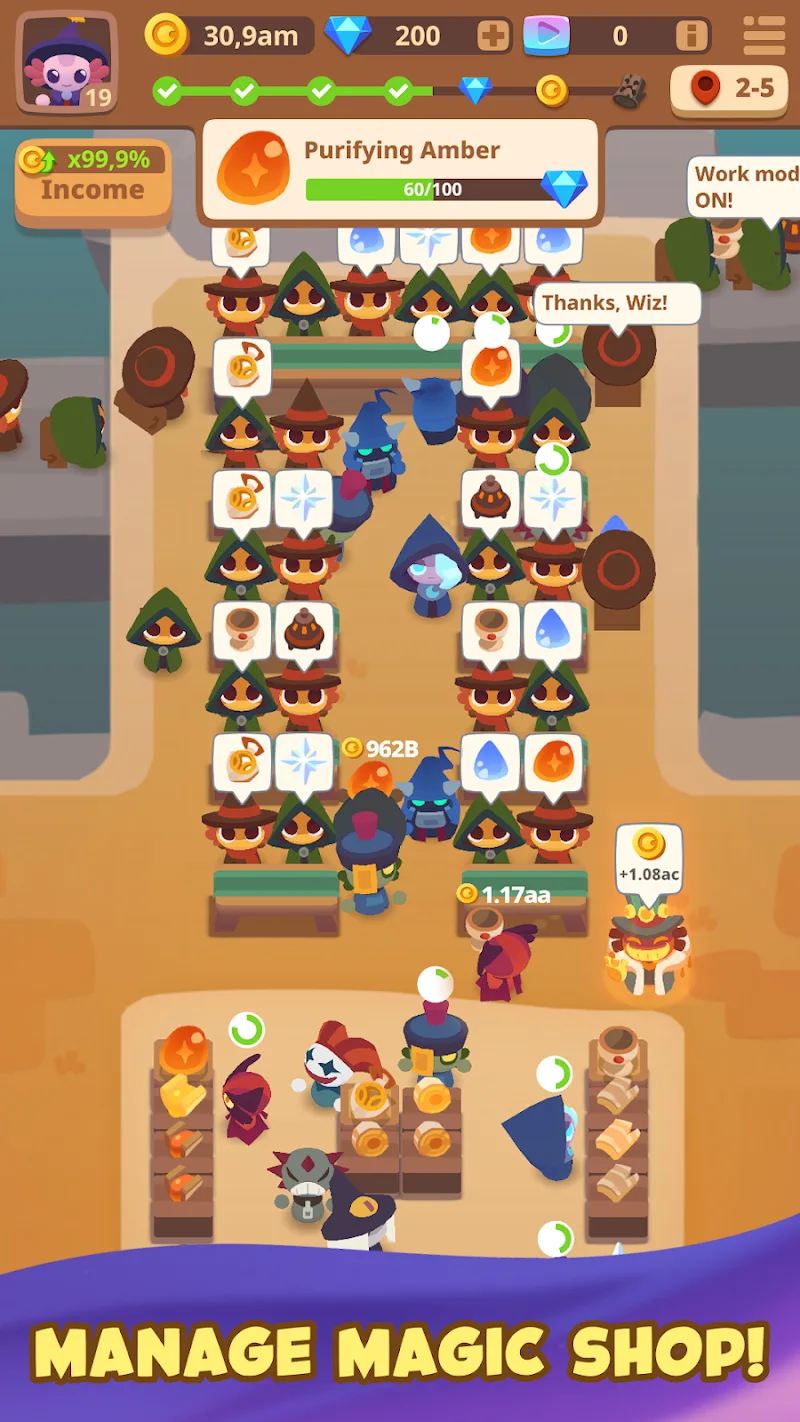 Capture d'écran du gameplay de MagiLotl 3
