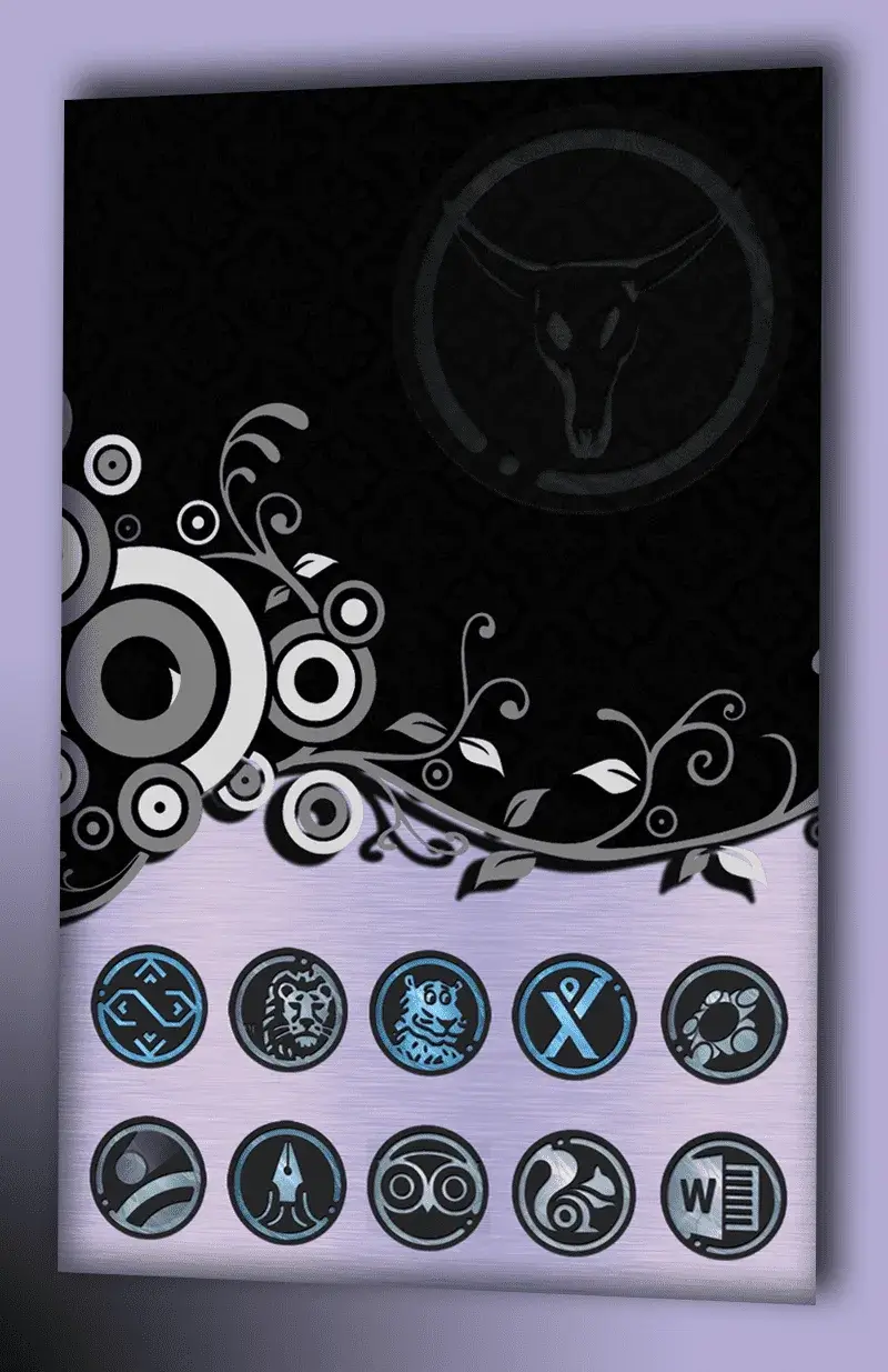 Azulox Icon Pack - Dark mode screenshot 1