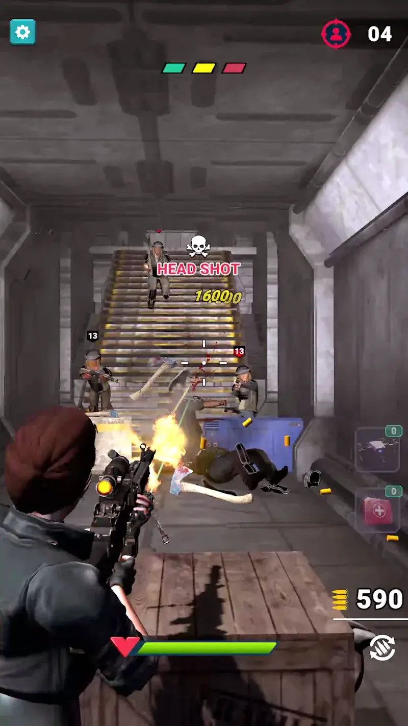 ภาพหน้าจอเกมเพลย์ Last Survivor : Apocalypse 6