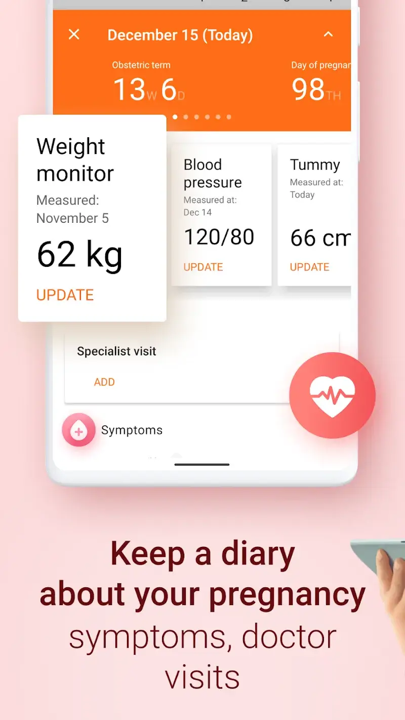 Captura de pantalla 3 de Pregnancy Tracker