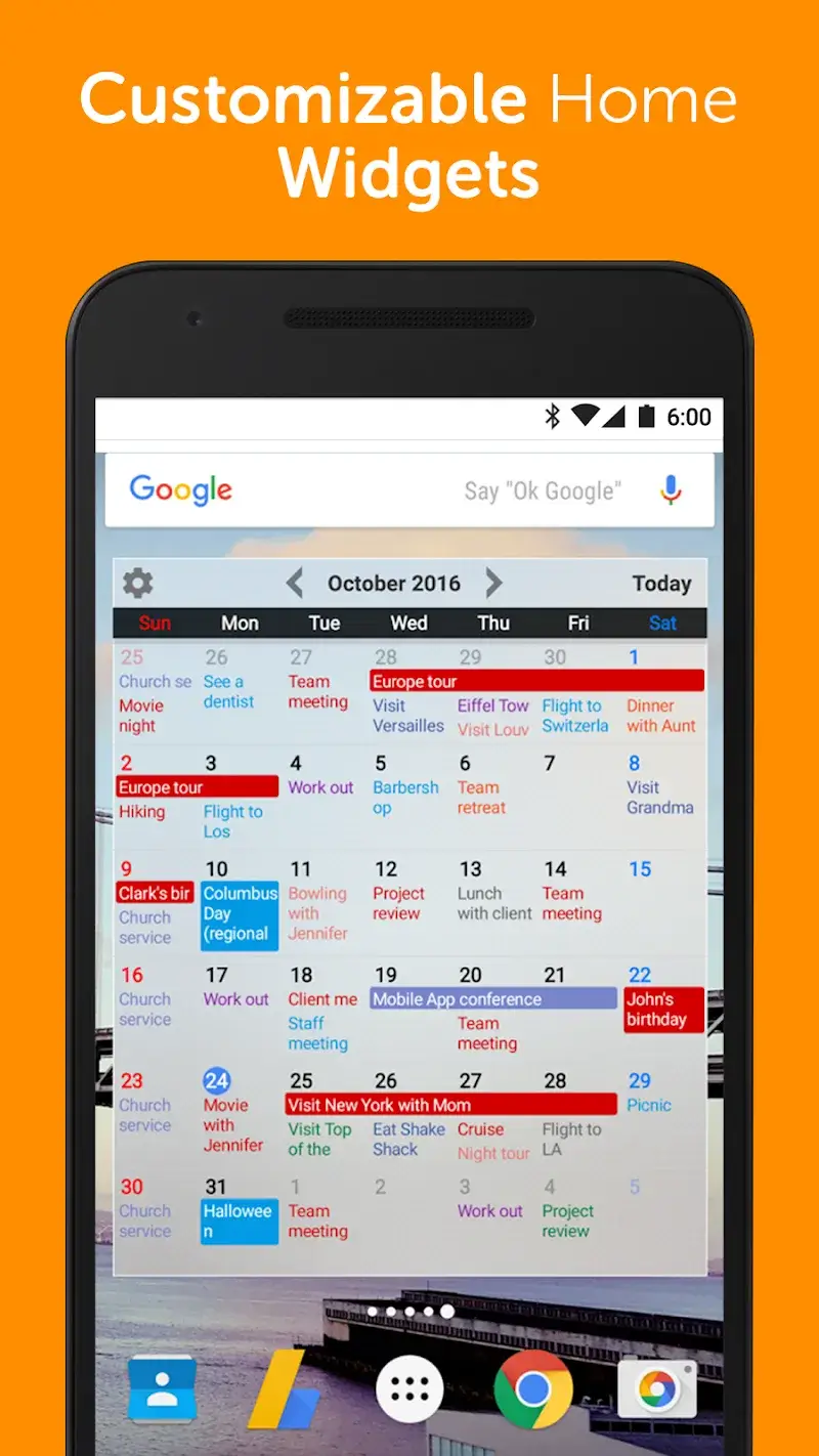 Calendar+ Schedule Planner - Captura de tela 2