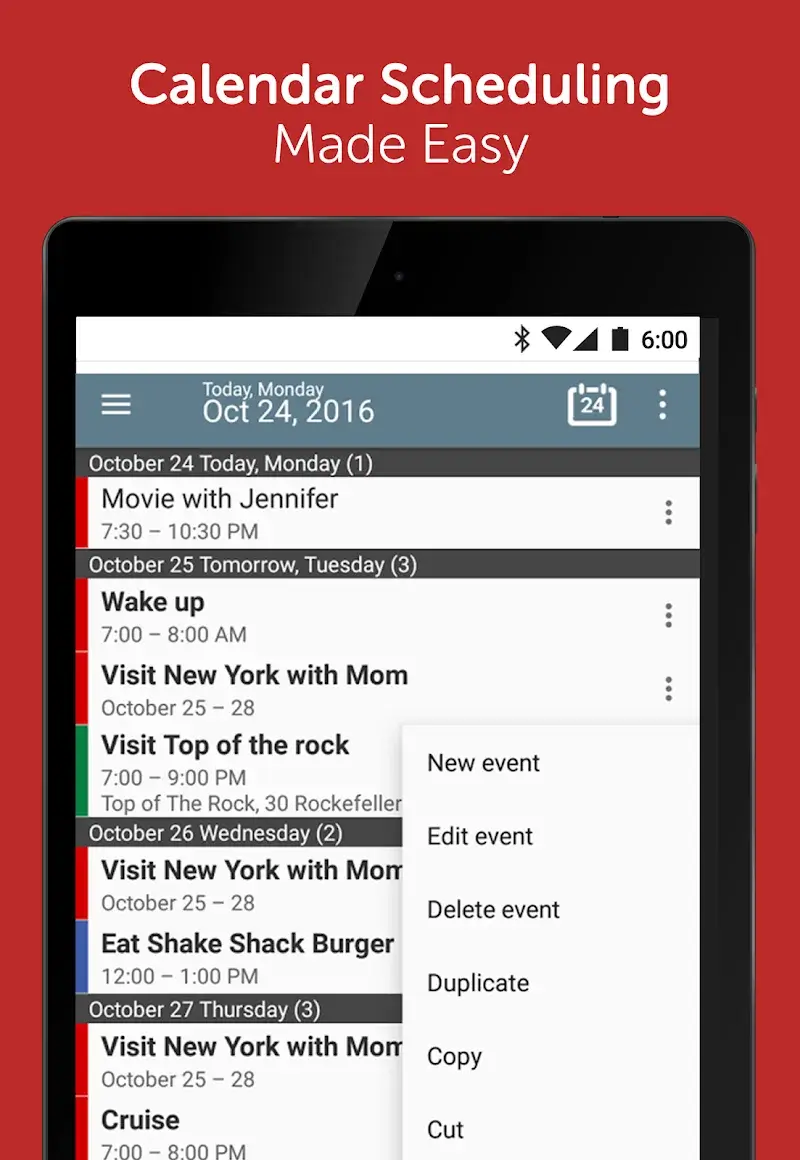 Calendar+ Schedule Planner - Captura de tela 6