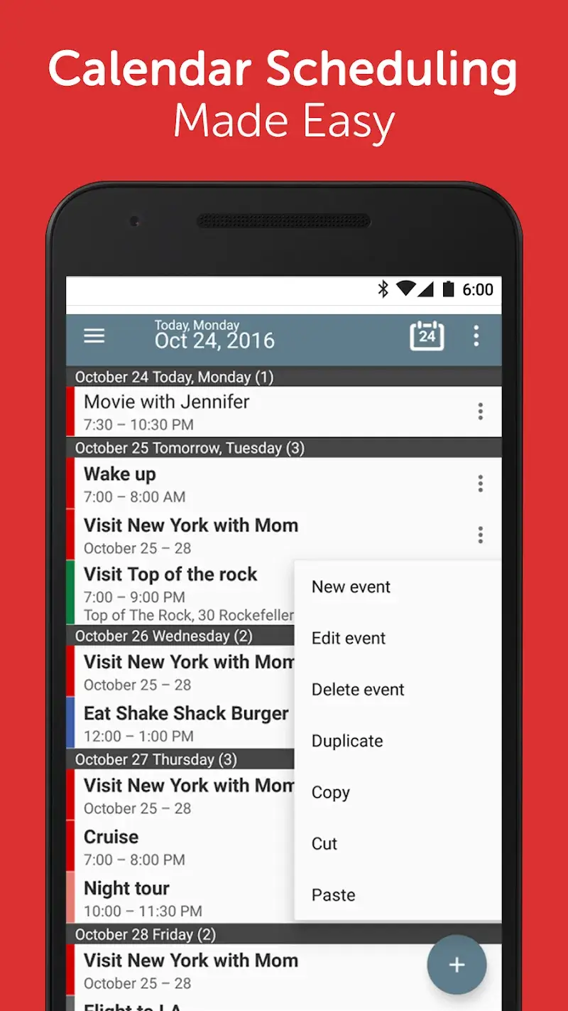 Calendar+ Schedule Planner - Captura de tela 3