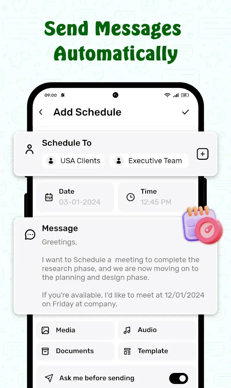 ScheduleUP screenshot 1