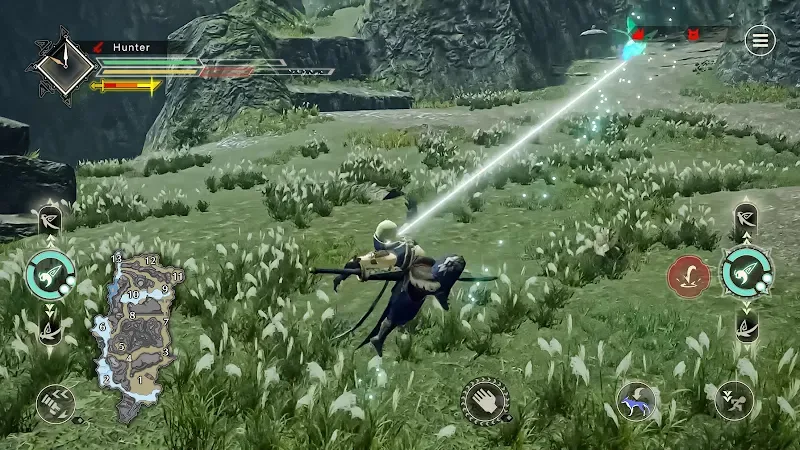 Captura de pantalla del gameplay de MONSTER HUNTER RISE NETFLIX 4