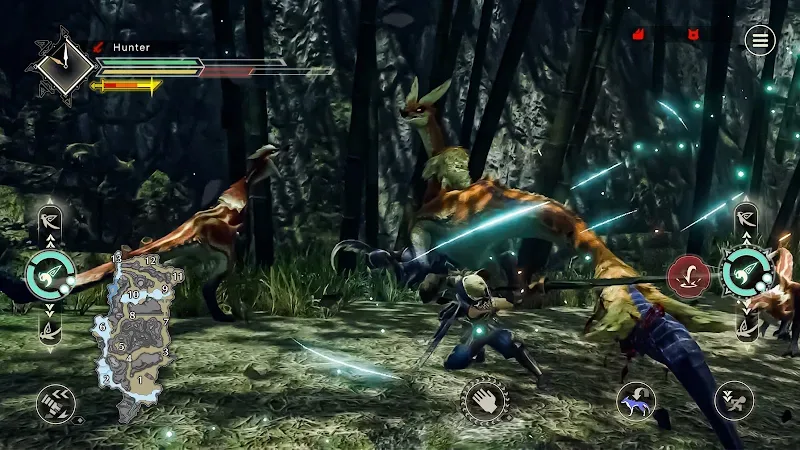 Captura de pantalla del gameplay de MONSTER HUNTER RISE NETFLIX 2