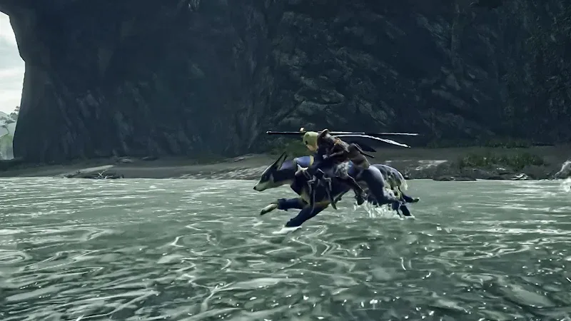 Captura de pantalla del gameplay de MONSTER HUNTER RISE NETFLIX 5