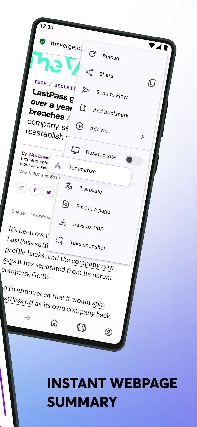 Opera Browser screenshot 2