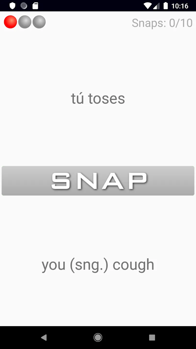Spanish Verb Blitz Pro screenshot 6