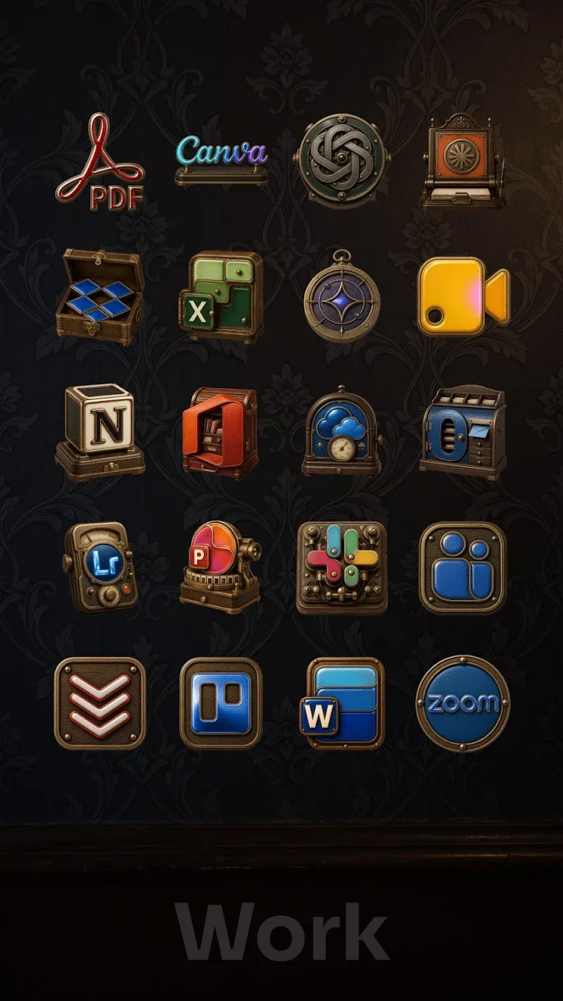 Cuplikan Layar Relica Icon Pack 6