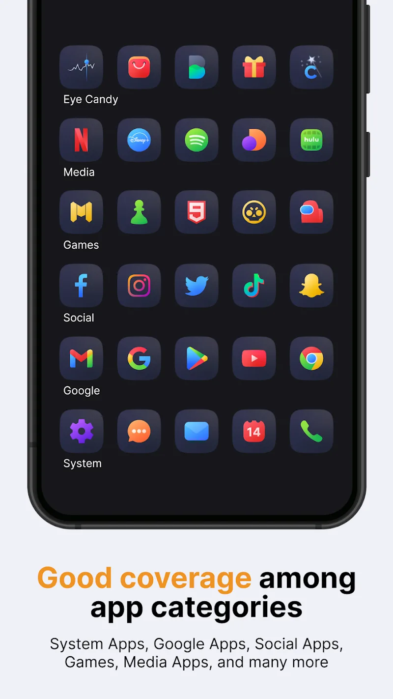 Captura de pantalla 4 de Ares Dark Icon Pack