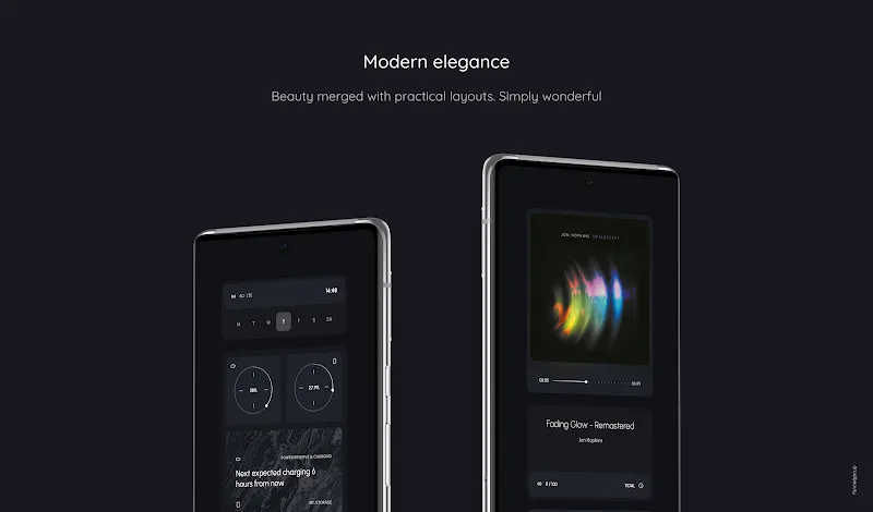 Aura KLWP preset showcase 2