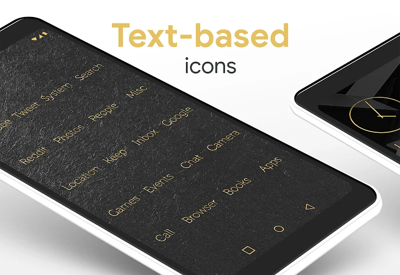 Lines Gold Pro - Icon Pack screenshot 6