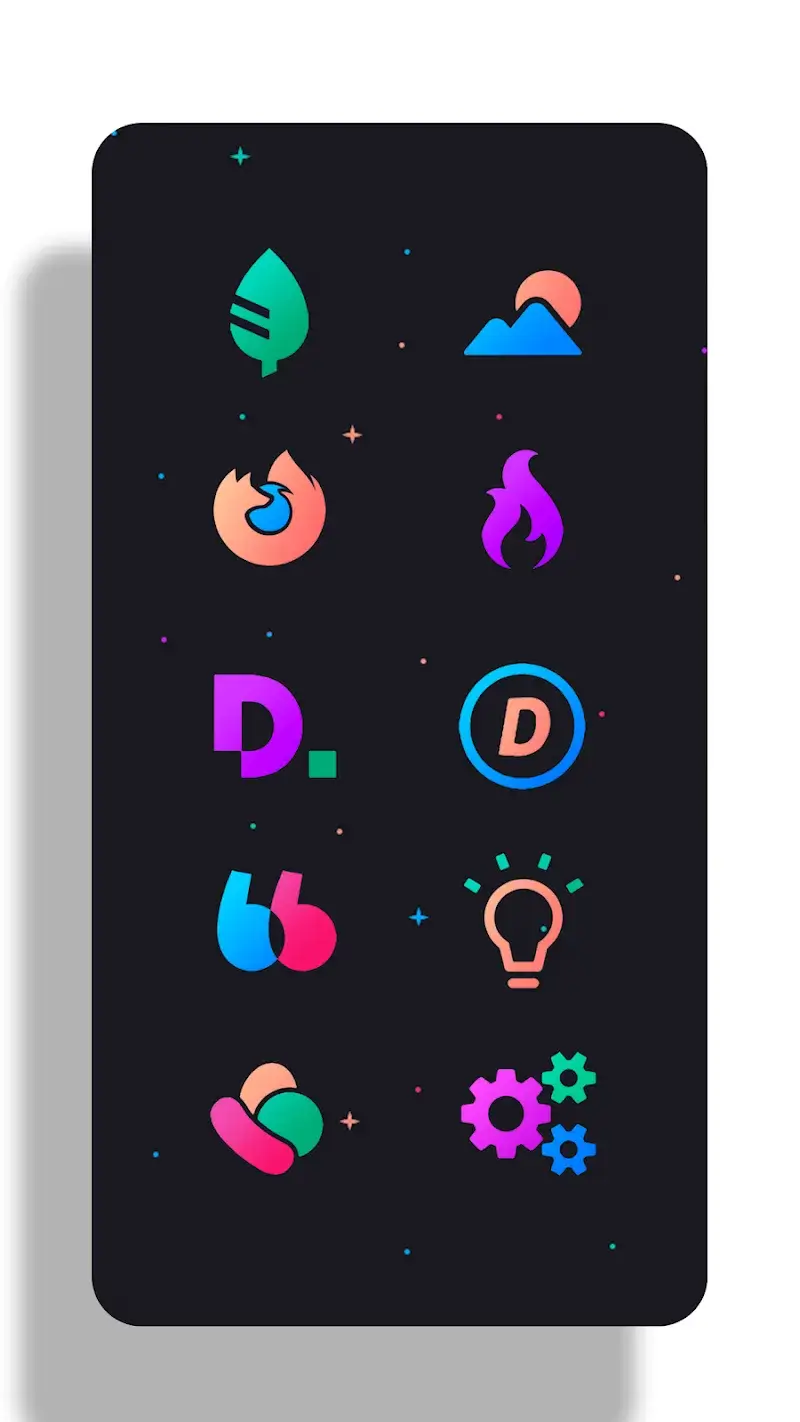 Chroma - Icon Pack скриншот 6