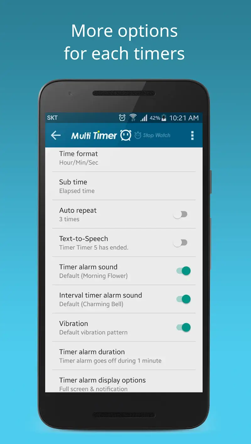 Multi Timer StopWatch capture d'écran 4